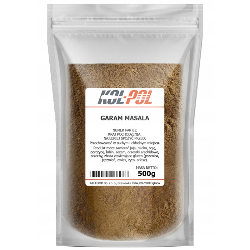 Garam Masala 500g - Aromatic Indian Spice Blend, Kol-Pol Quality Garam Masala 500g - Aromatic Indian Spice Blend, Kol-Pol Quality
