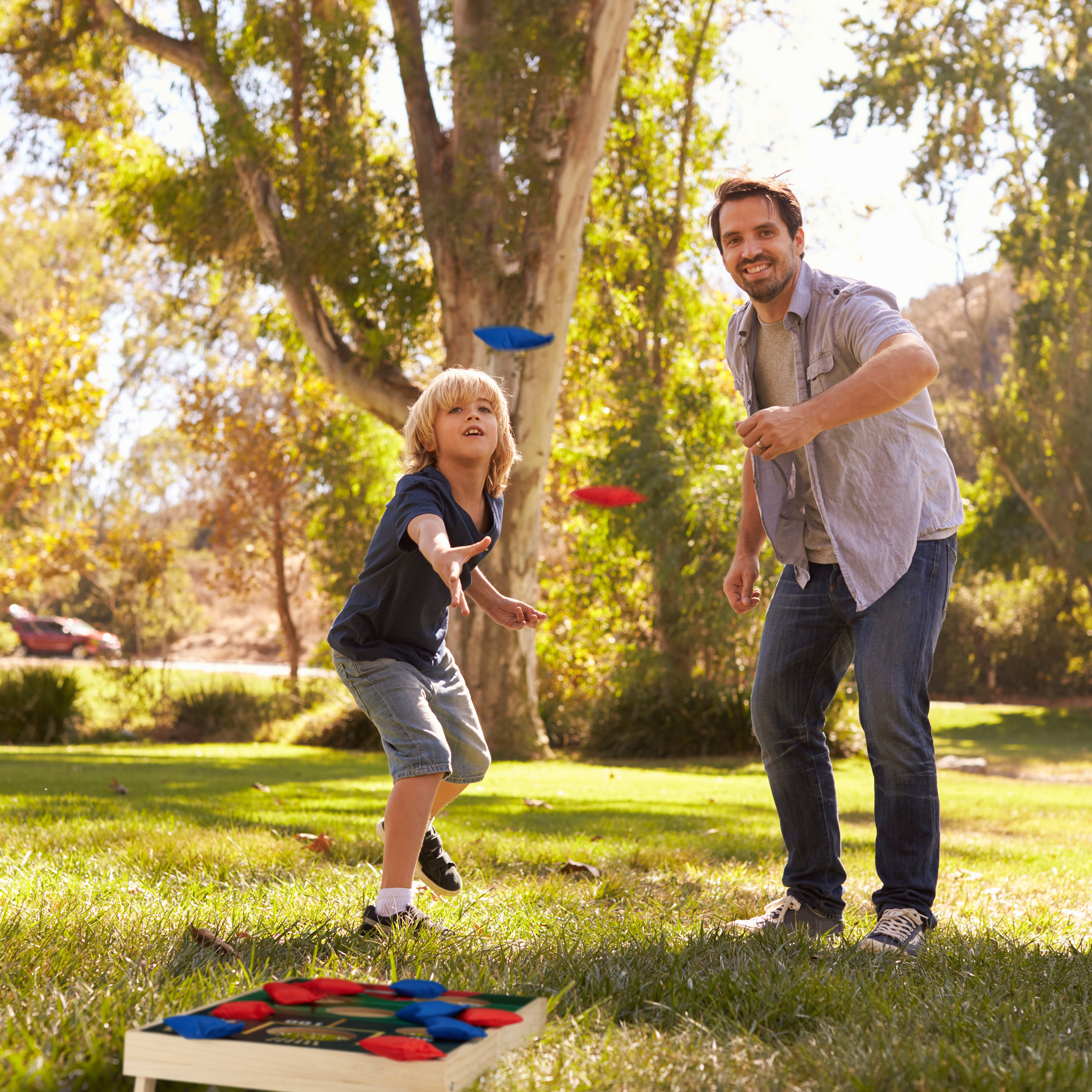 11-Piece Colourful Cornhole Set for Outdoor Fun