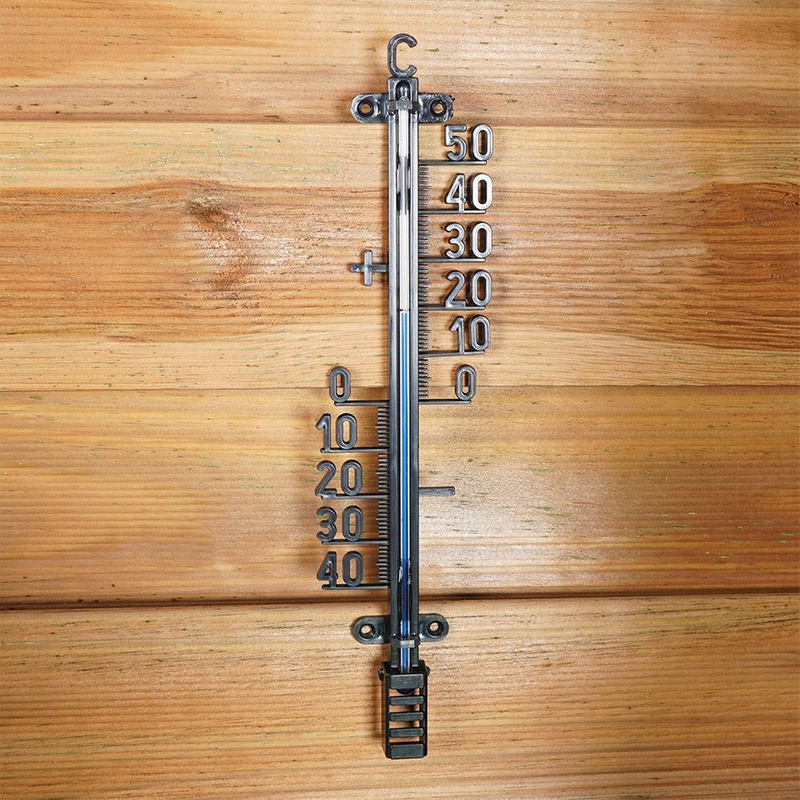 TEMU External Black Thermometer 25 Cm