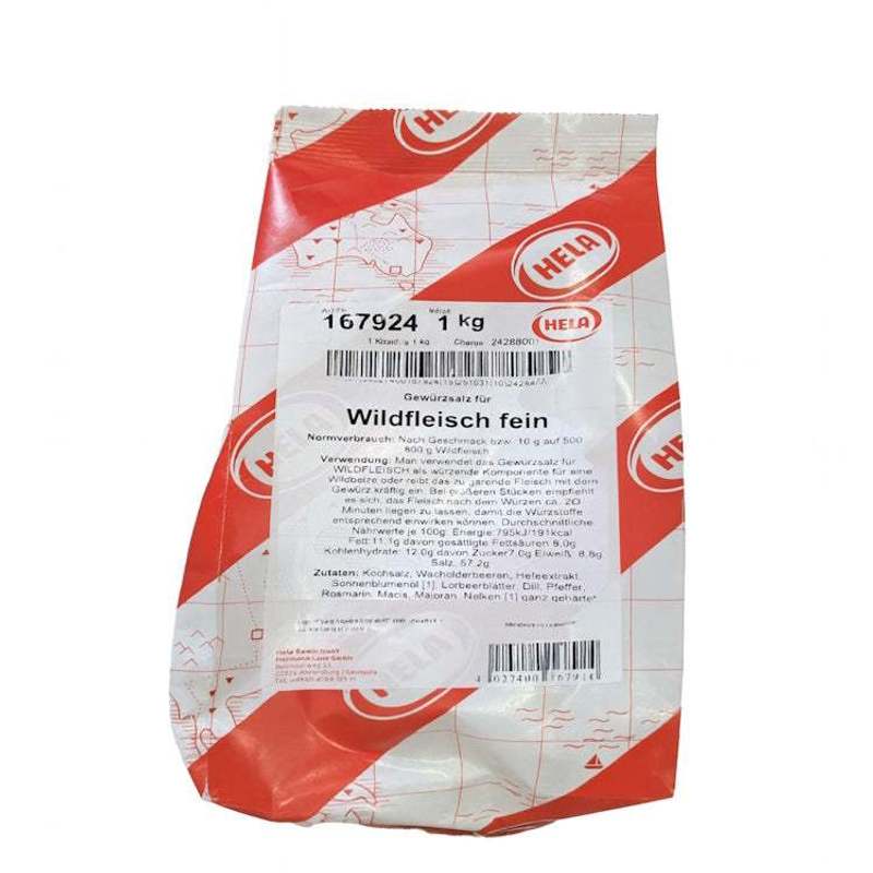 Fine Game Meat Seasoning Salt, 1 Kg – Seasoning Mix For Game, Deer, Roe Deer & Wild