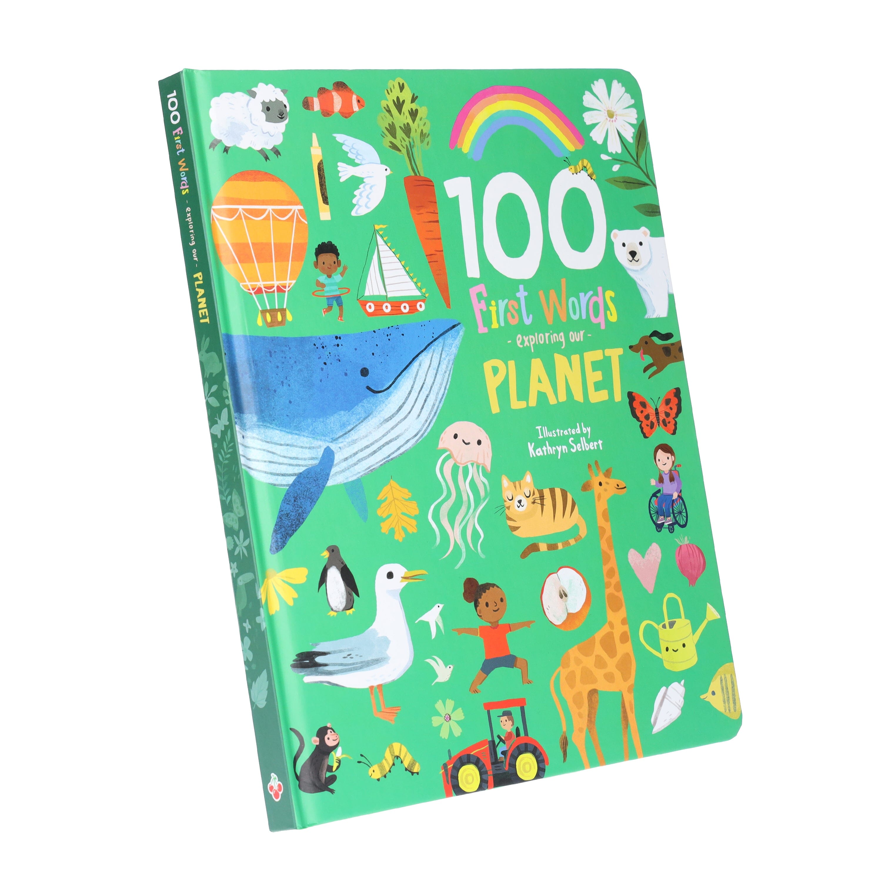 TEMU 100 First Words Exploring Our Planet By Sweet Cherry Publishing - Ages 3-5 - Board Book