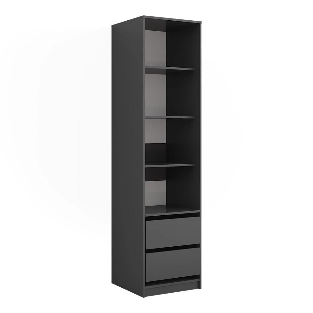 Elmo Wardrobe, , 50 X 200 Cm, Cabinet With Flap Doors, Coat Wardrobe, Living Room Cabinet, Particle Board, 16 Mm, Bedroom