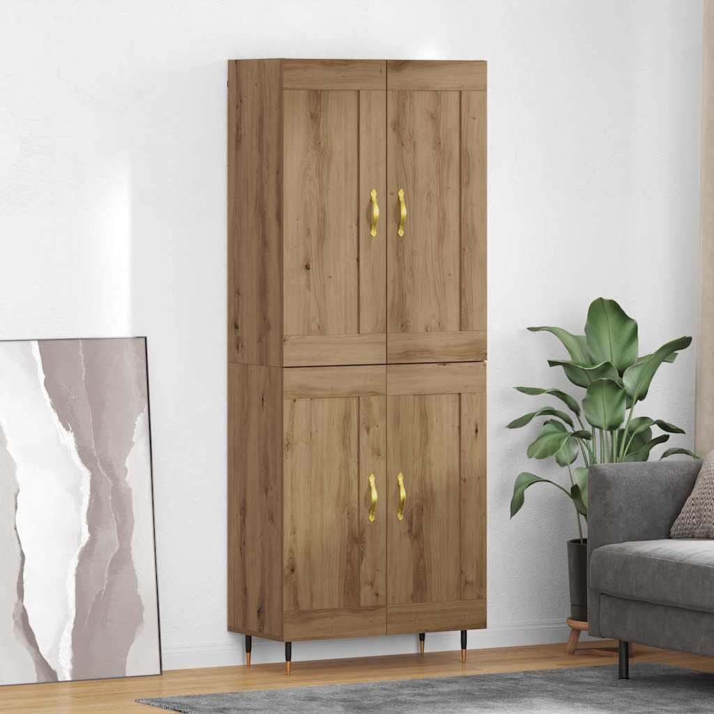 Image of Vidaxl Furniture Modern Sideboard Storage Compartments For The Living Room Contemporary Cabinet Rectangular Cabinet Large Storage Unit Versatile Dining Room Sideboard Media Storage Cabinet Elegant
