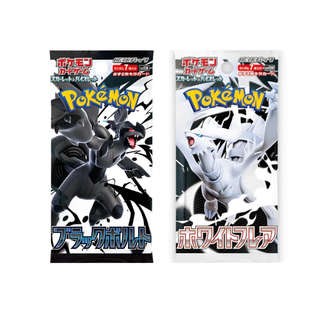 TEMU Pokemon Black & White Flare | Giapponese | 2 da 7 Carte Ciascuno | Originale & Nuovo
