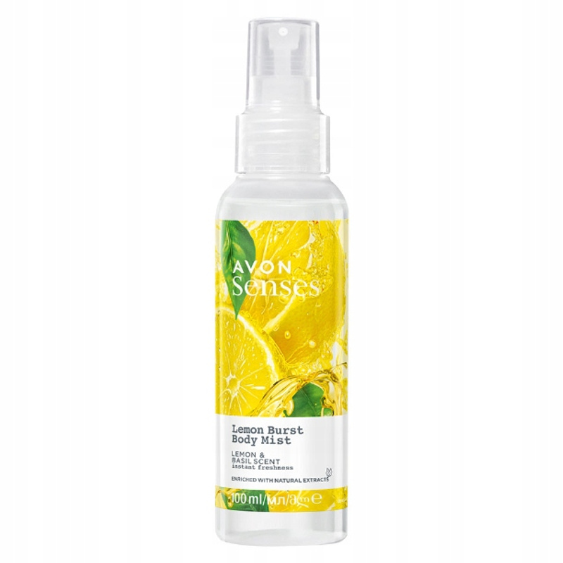 TEMU Avon Body Mist Lemon Lemon And Basil 100 Ml