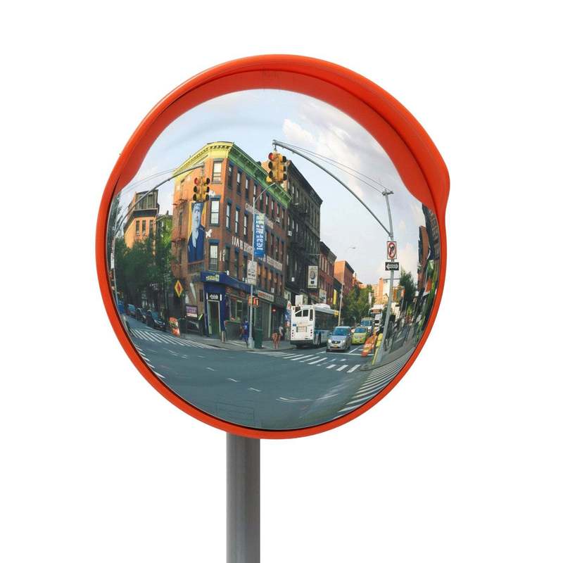 TEMU Specchio Parabolico di �60 cm con Staffe di Fissaggio