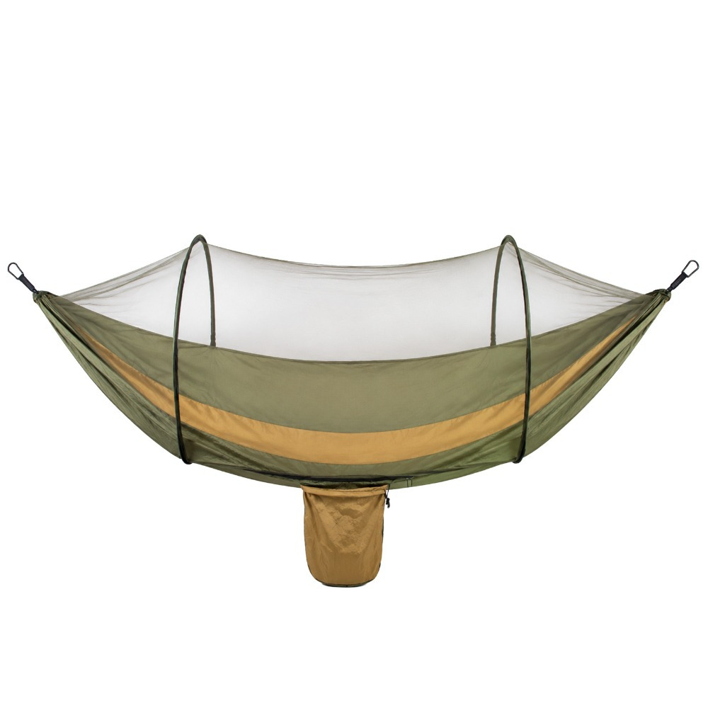 Image of 4-in-1 Camping Hammock With Net, Multifunctional Outdoor Hammock For Garden, Hiking, And Overnight Stays
