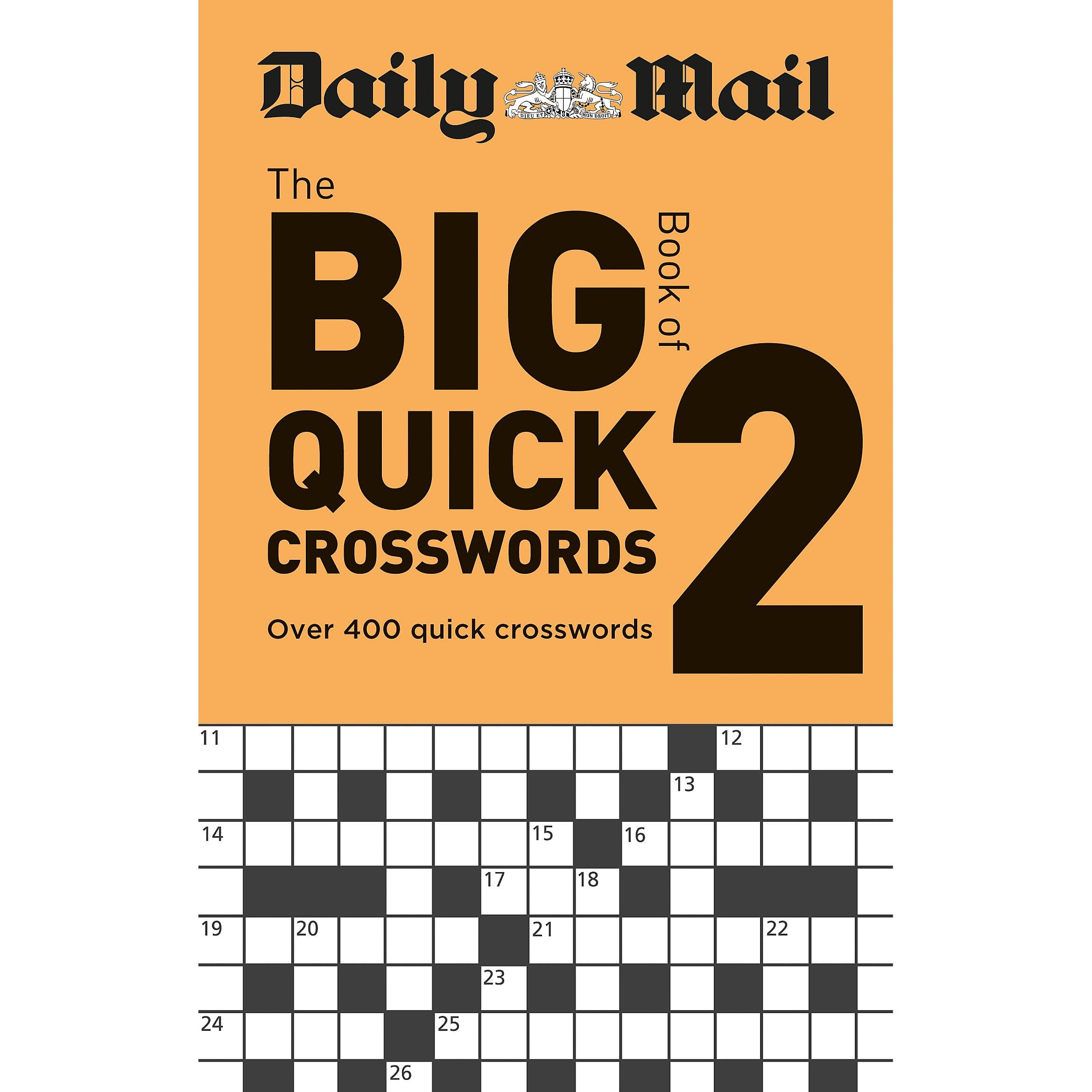 TEMU Daily Mail Big Book Of Quick Crosswords Volume 2 (the Daily Mail Puzzle Books)