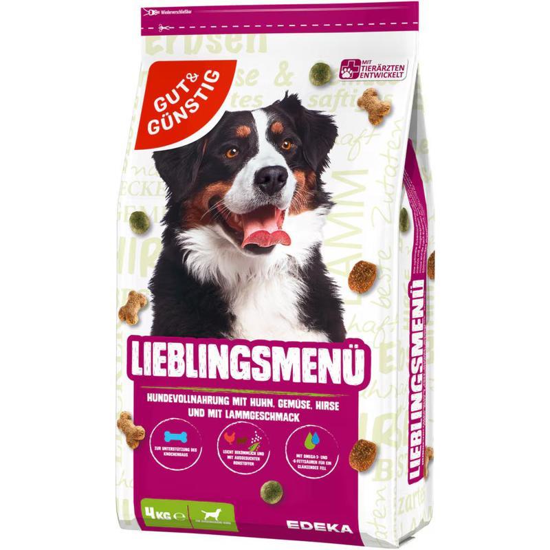 Gut&günstig Menu With Chicken, Vegetables, , And Lamb Flavor – 4kg