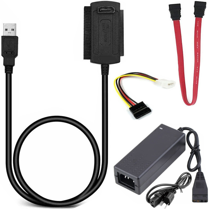 Usb Ata Ide 2.5 Hard Drive Adapter To Usb With Power Cable