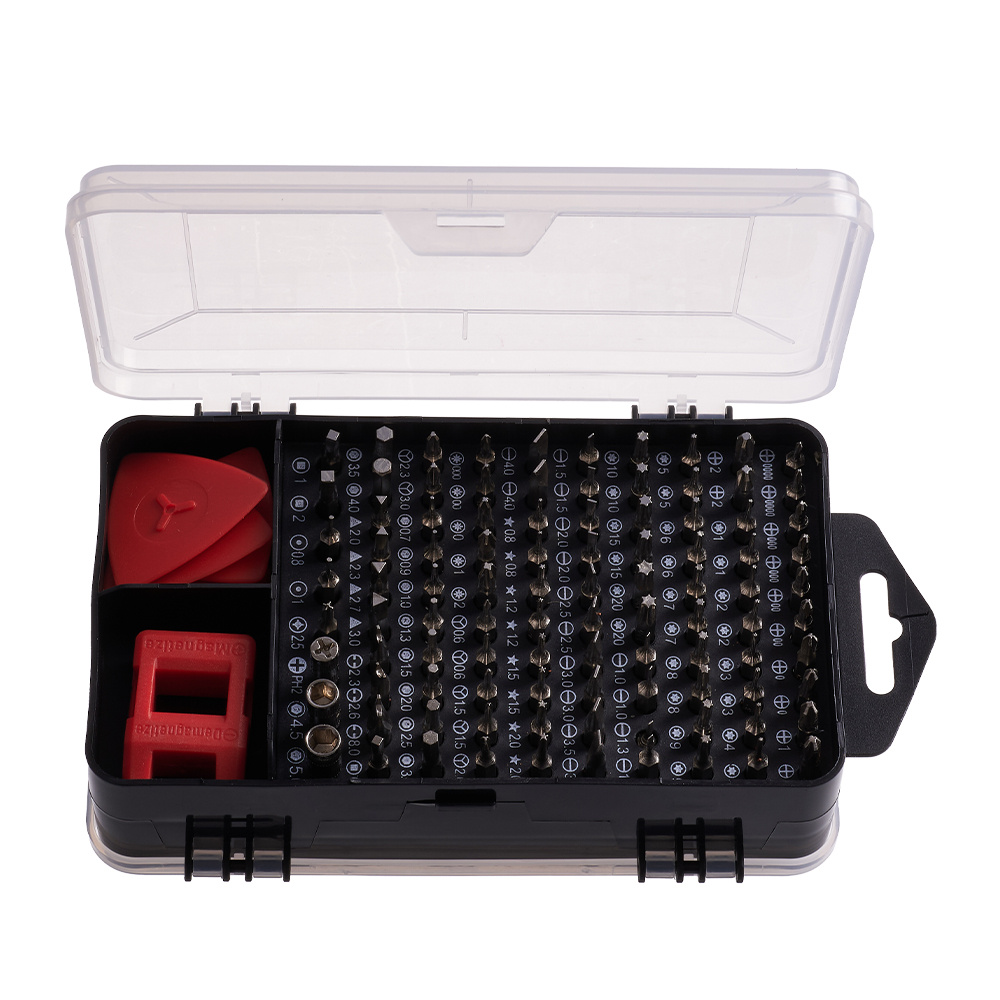 Image of Red 115 In 1 Multifunctional Precision Screwdriver Set, Mini Professional Magnetic Repair Kit In For Repairing Glasses