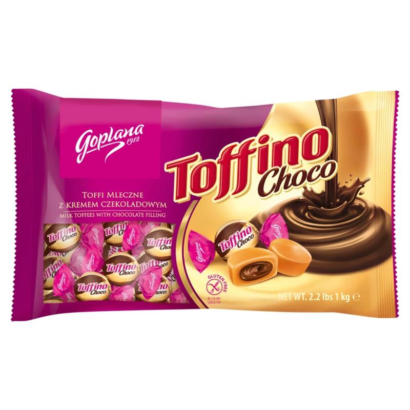 Goplana Toffino Choco Milk Toffee With Chocolate Cream 1 Kg