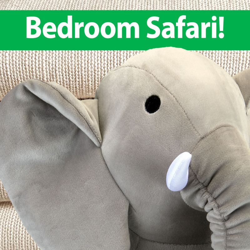 Ultrasoft 30cm Grey Elephant Luxury Ruffled Plush Toy