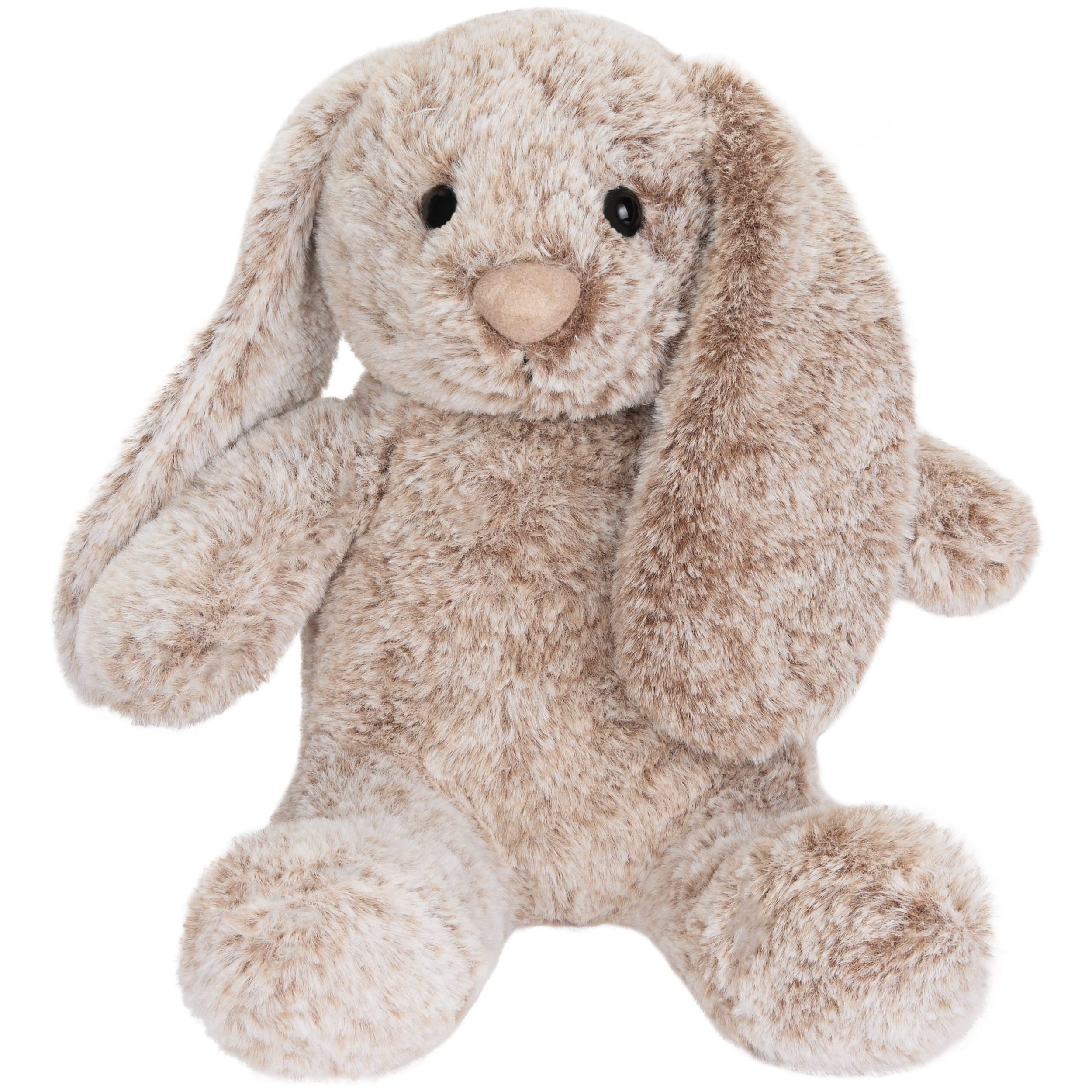 Brubaker Bunny Plush Toy With - 28 Cm Plush Rabbit For Kids - Stuffed Cuddle Bunny - Grey Brown Plush Toy