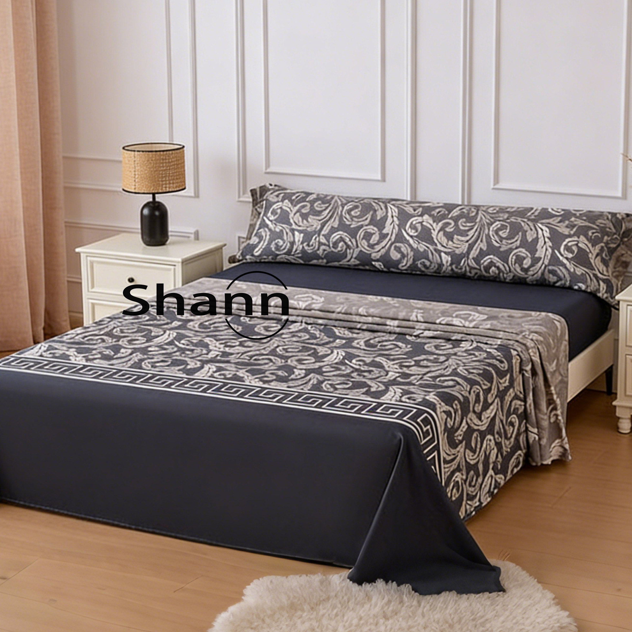 TEMU Juego de sábanas verano, incluiye sábana encimera, sábana bajera y para almohada. Sábana bajera con profunda de 30cm, 100% microfibra poliester.