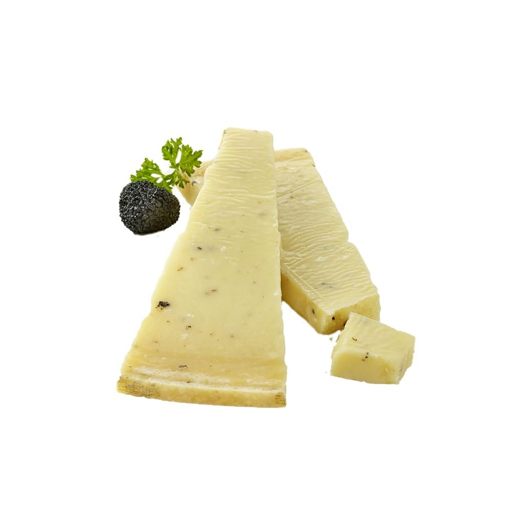 Image of Almgourmet - Italian Hard Cheese With Truffle - Gran Tartufo - 12 Months Matured And Intense - Double Pack 200g