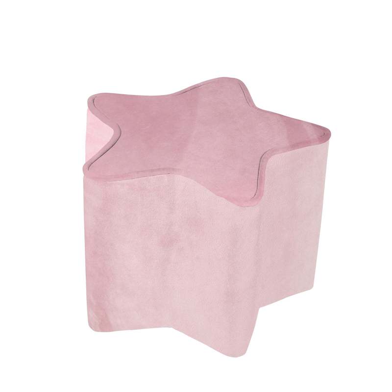 Furniture Stool Shape 'lil Sofa', Comfortable Stool With Velvet Fabric In The Color , Pouf