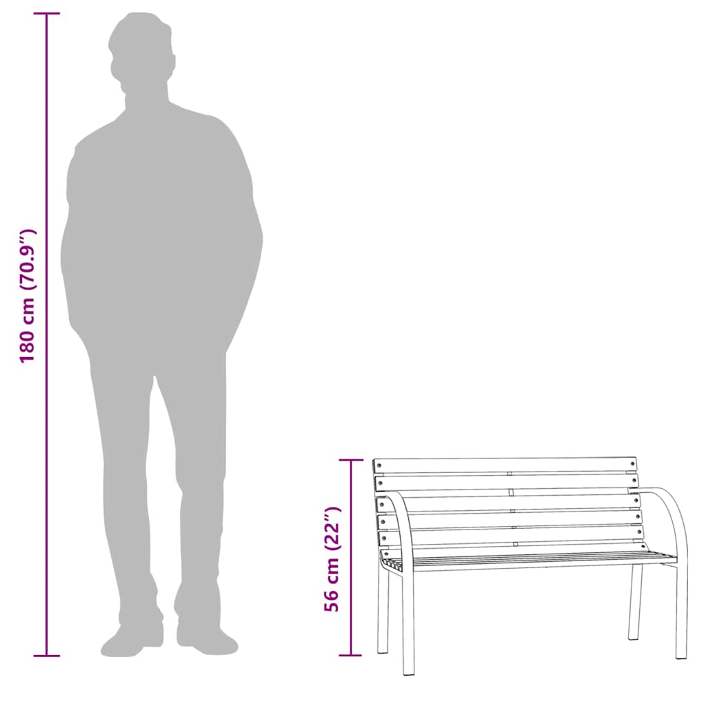 Image of Garden Bench, Wooden Bench, Outdoor Bench, Patio Bench, Terrace Bench, Garden Furniture, Patio Furniture, Wooden Garden Bench, Seating Bench