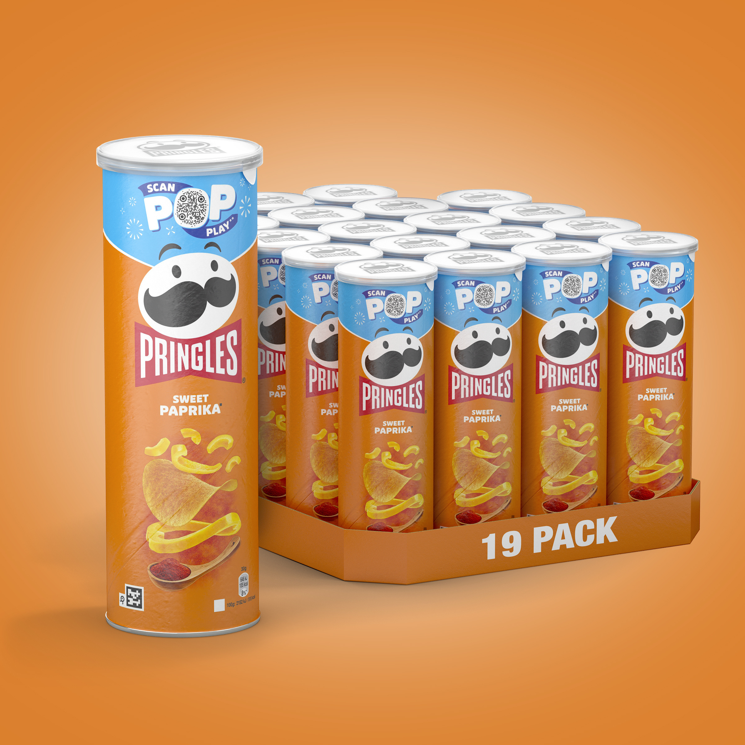 Pringles Sweet Paprika - 19x 165g