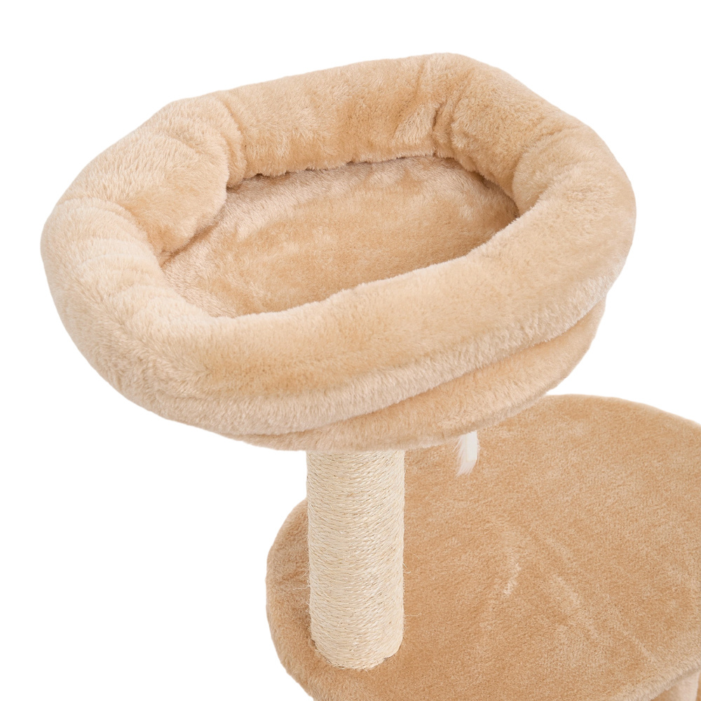 Multi-Level Cat Climbing Tower with Scratch Area