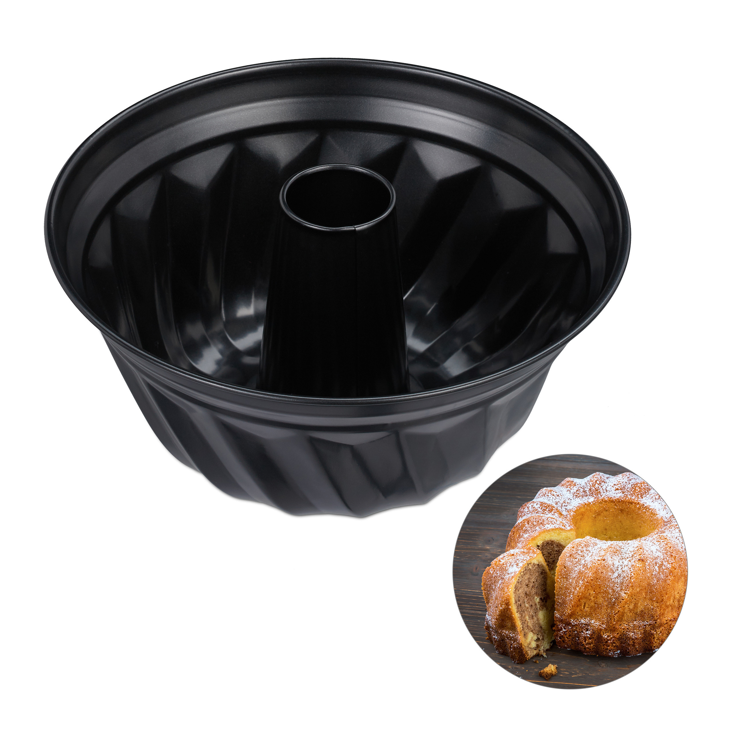 E-shop Gugelhupfform in Schwarz - Ø 25 cm