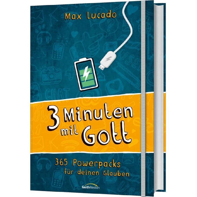 Image of 3 Minutes With God - Paperback - 365 Power Packs For Your Faith. - Max Lucado - 476 Pages - German - 2024 - Gerth Medien Gmbh - Ean 9783957341518