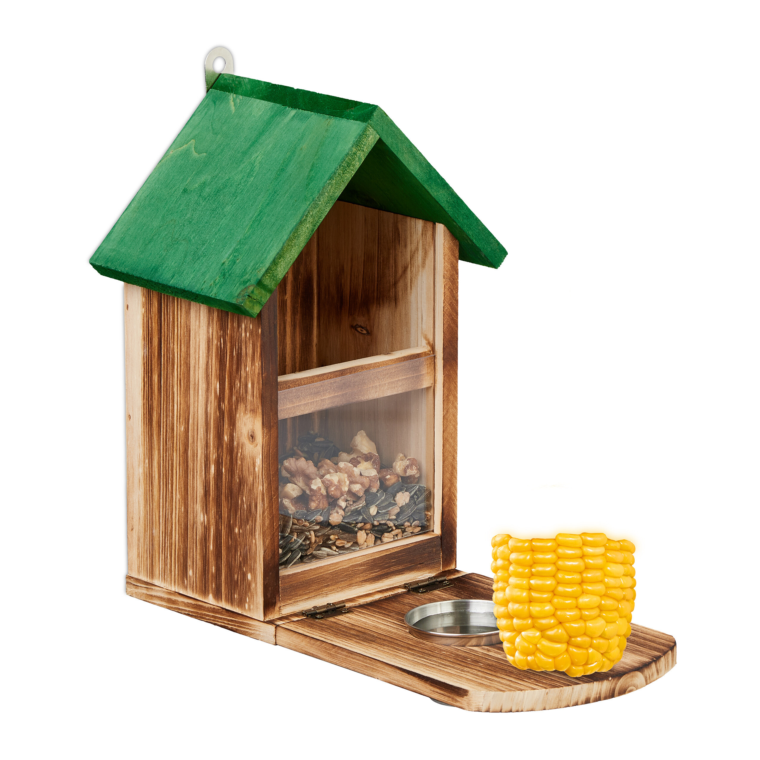 Squirrel Feeding House /green