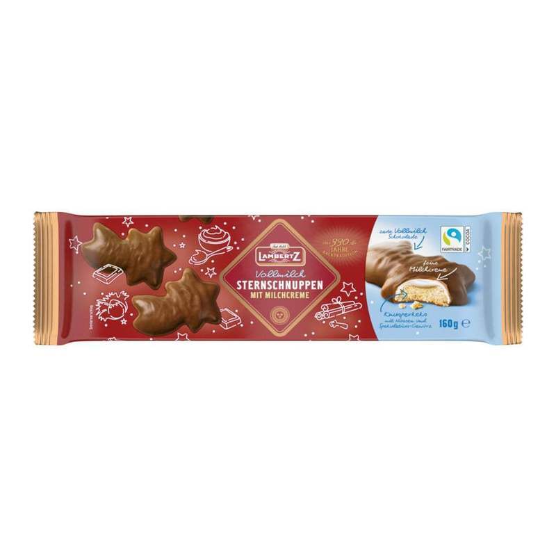 Image of Lambertz Shooting Star Milk Cream, Whole Milk, 160 G