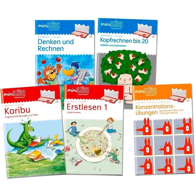 Minilük. The Learning Package For First Graders - Paperback - Mini Lük Sets - Glued Pages - German - 2026 - Westermann Lernwelten - Ean 9783072499323