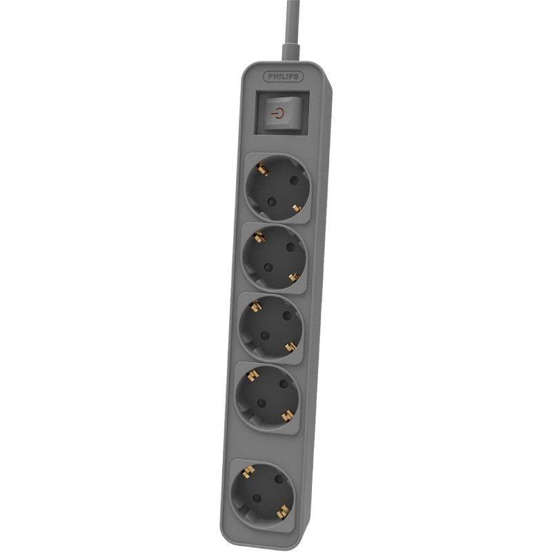 TEMU Regleta con philips chp2154g/12 5 de corriente/ cable 1.5m/