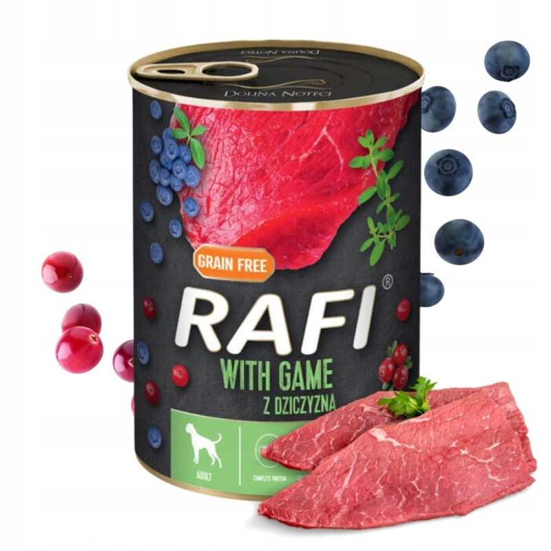 Rafi Food With Venison, Blueberry, And Addition, 400 G
