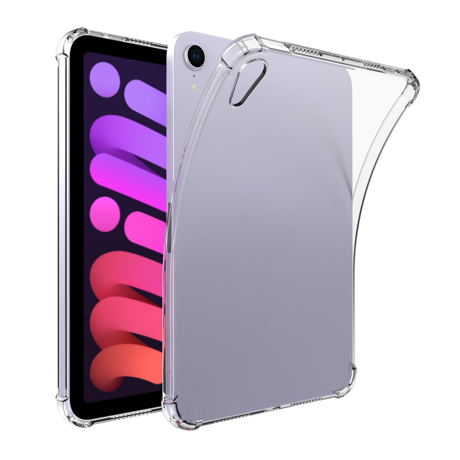 Image of Case Compatible With Ipad Air 13 2024 Silicone Phone Case For Ipad Air 13 2024, Scratch-resistant And Shock-absorbing Protective Case For Ipad Air 13 2024 - Fully Transparent