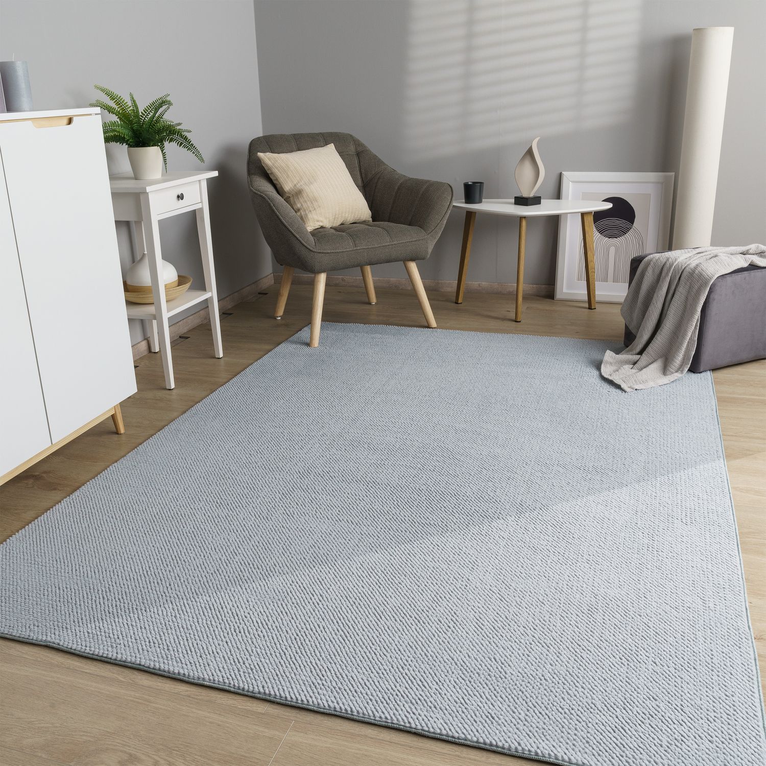 Short Pile Carpet For Living Room, Bedroom, Hallway - Soft And Modern