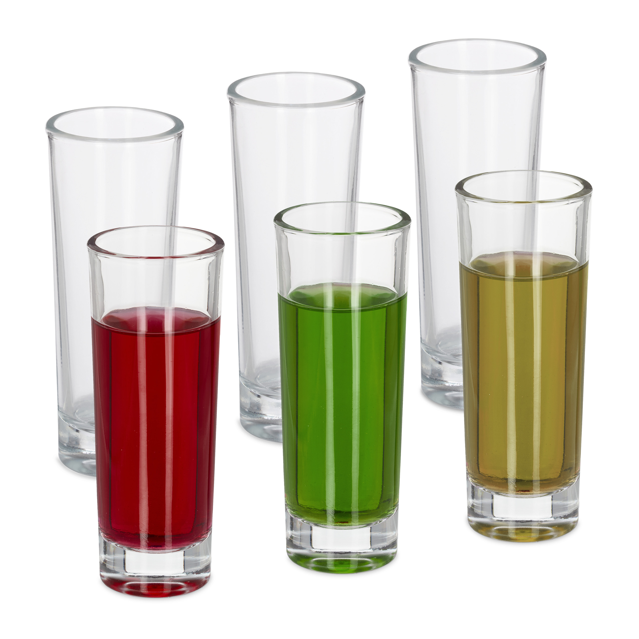 6 Shot Glasses In Transparent - 6cl