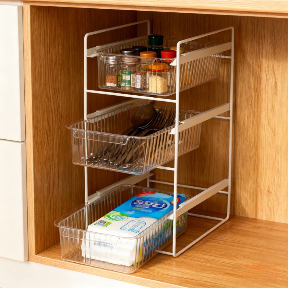 Multi-Tier Under Sink Organizer Rack