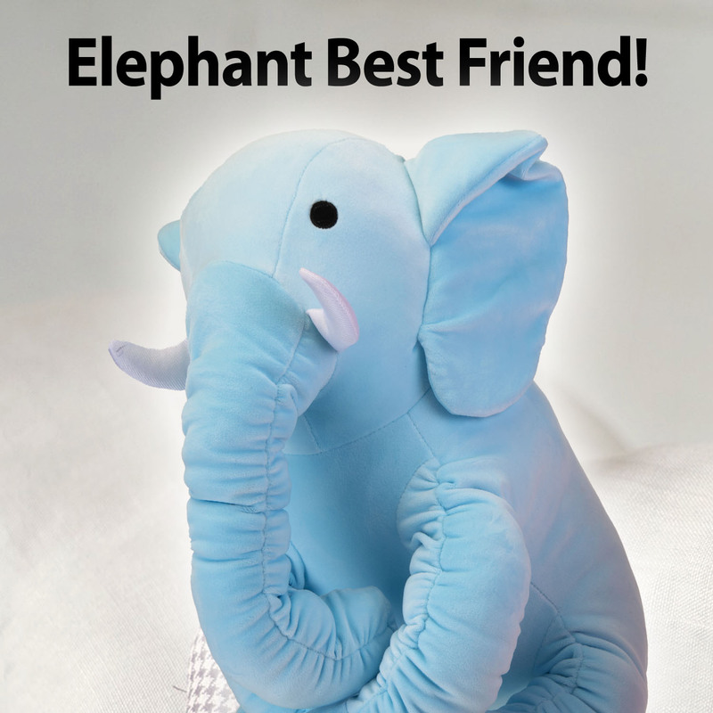 Ultrasoft 40cm Blue Elephant Plush Toy