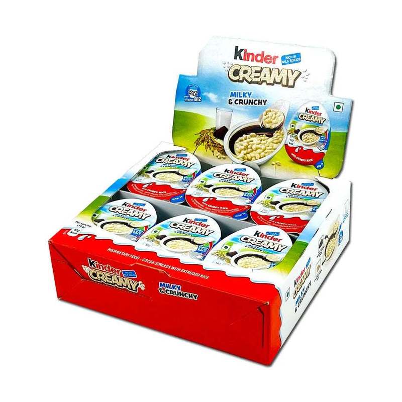 Image of Kinder Creamy, Milky & Crunchy 24 X 19g