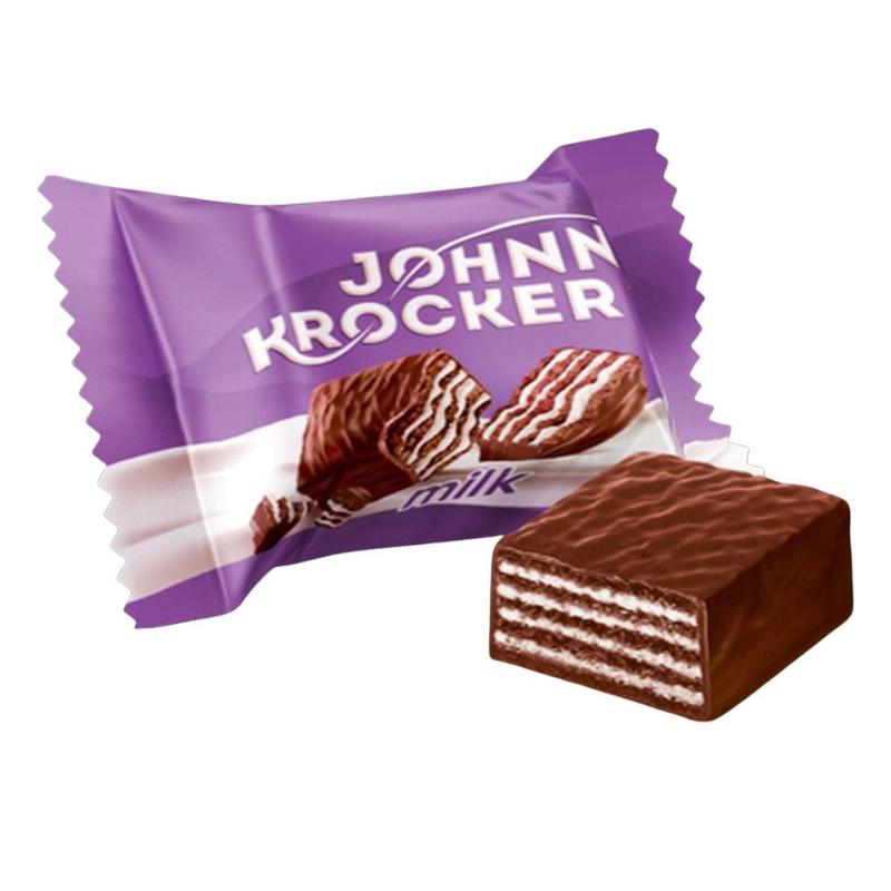 Roshen Johny Krocker Waffles In Milk Chocolate 1 Kg