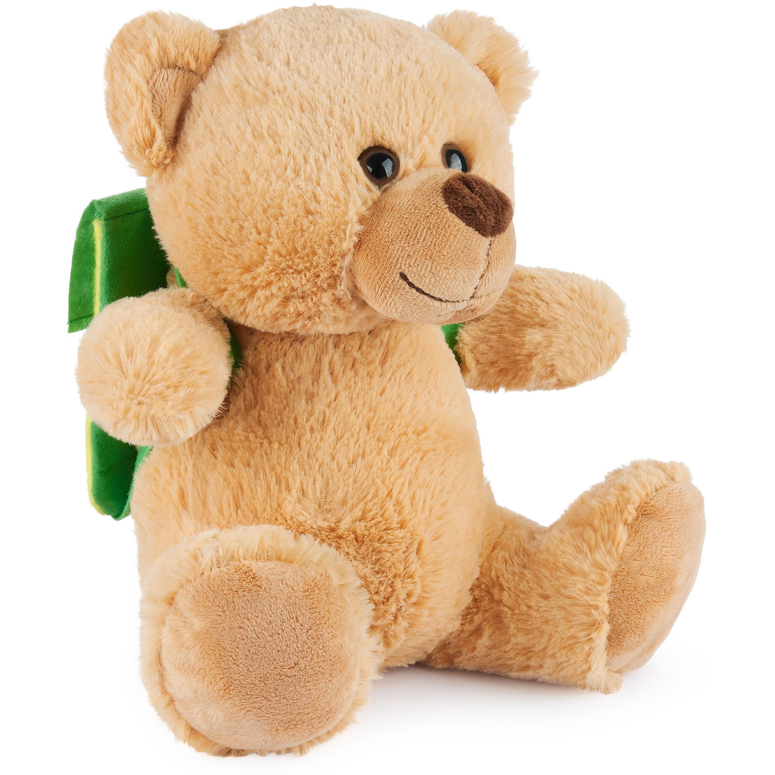 Image of Brubaker Teddy Bear Travel Buddy - 25 Cm Gift For , Travel Or - Teddy Good Luck Charm For Travelers And - Plush Bear Stuffed Animal With Backpack
