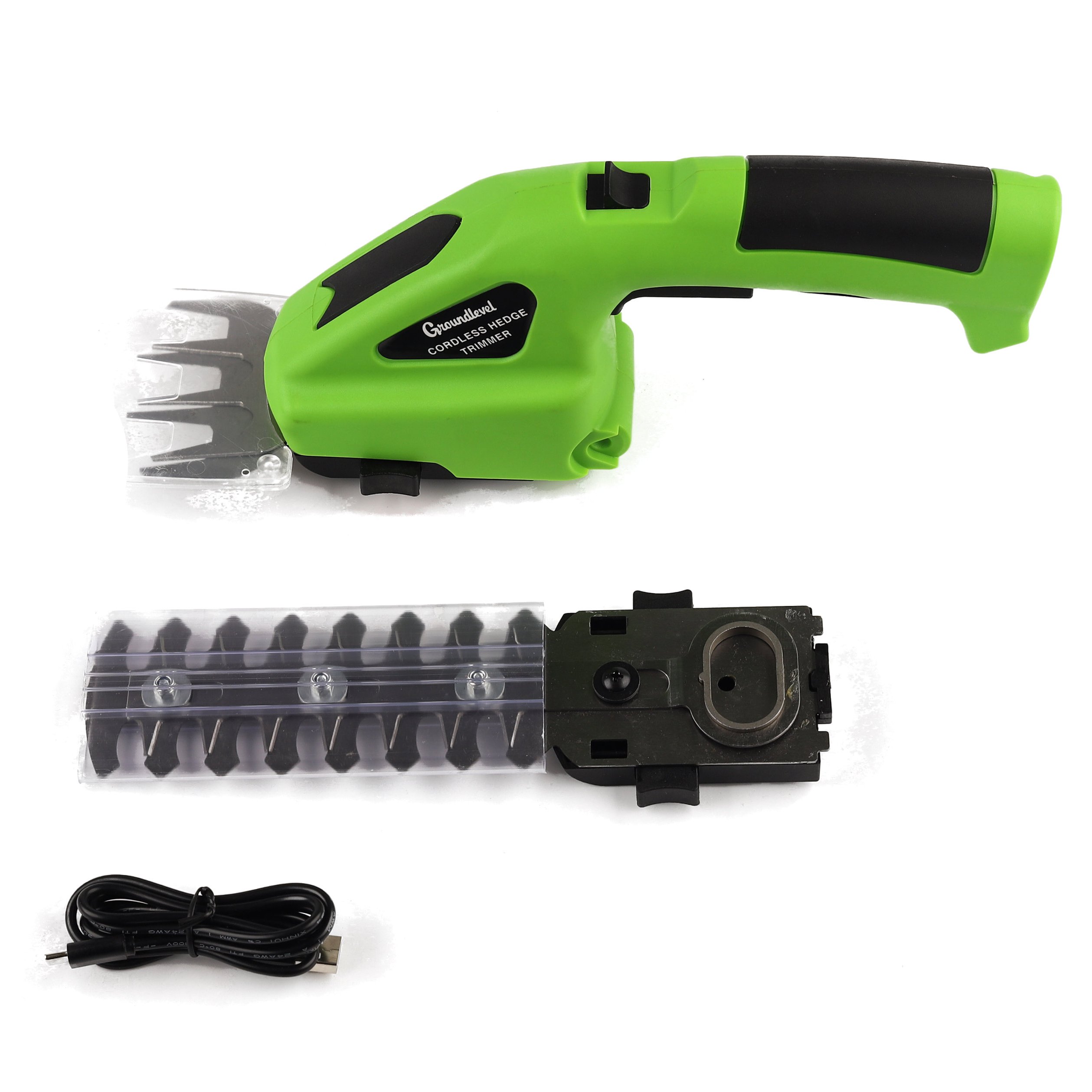 cordless 2 in 1 hedge trimmer grass shear 7 2v lithium ion 60 min   lightweight patio outdoor garden tool