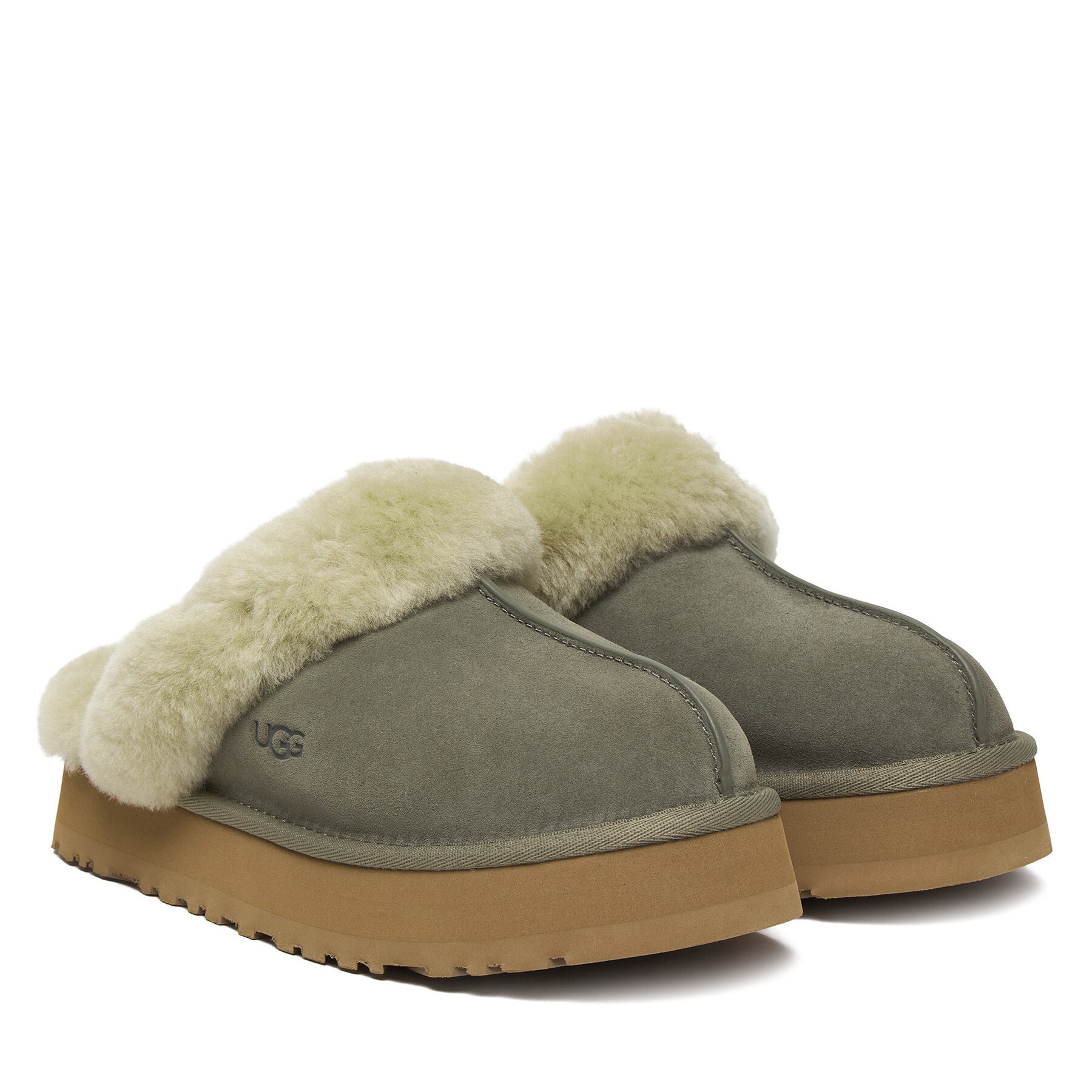 UGG W DISQUETTE Women's Beige Comfortable Everyday Shoes