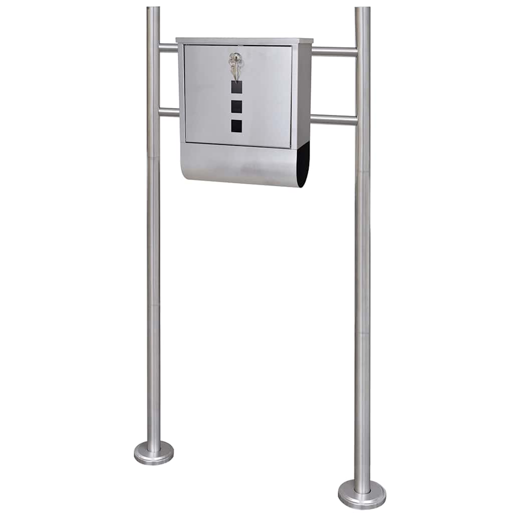 Stainless Steel Mailbox With Stand