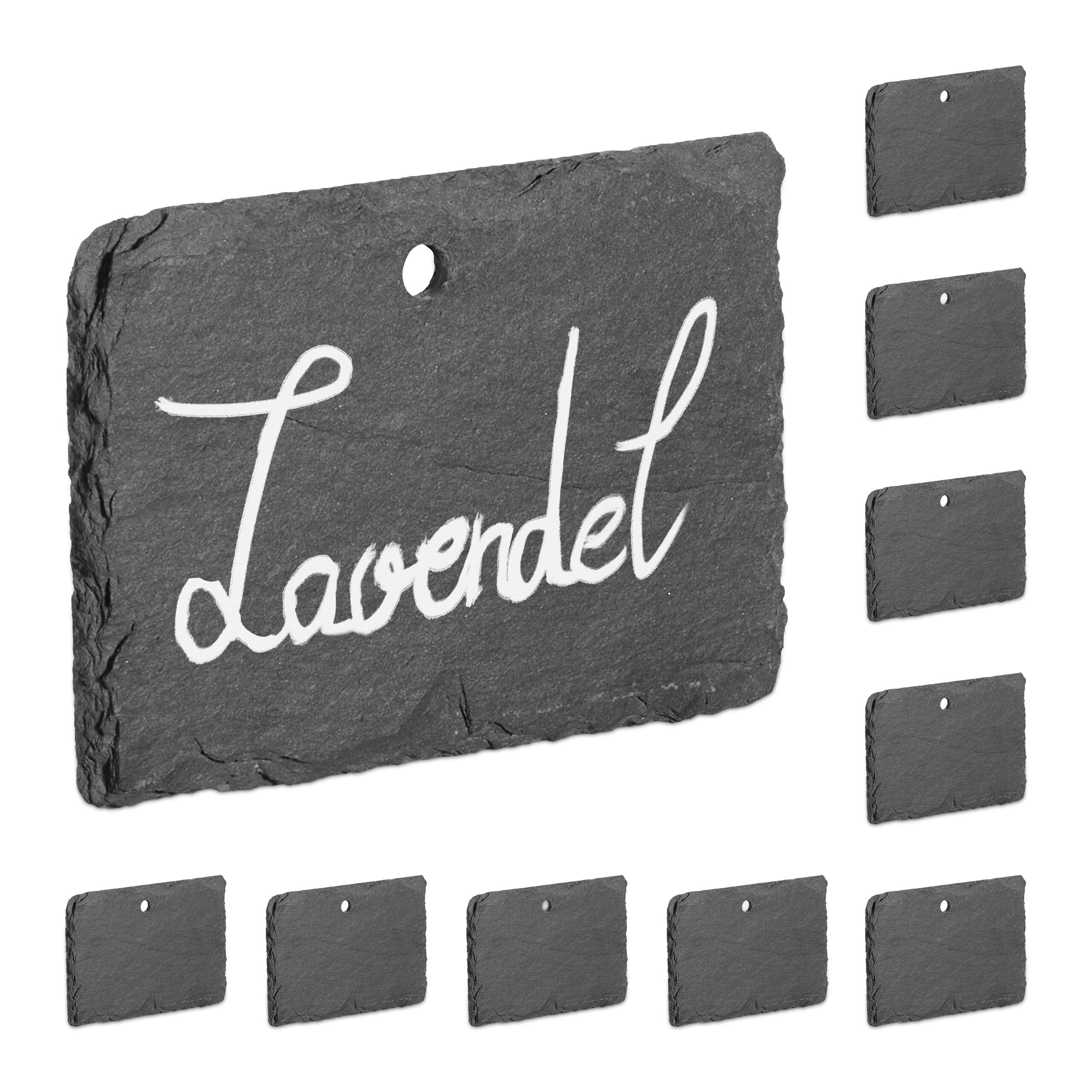 E-shop 10 x Pflanzenschilder "Schiefer" in