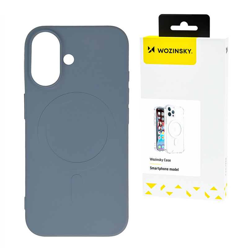 Silicone Magnetic Case For Galaxy S25+ - Gray