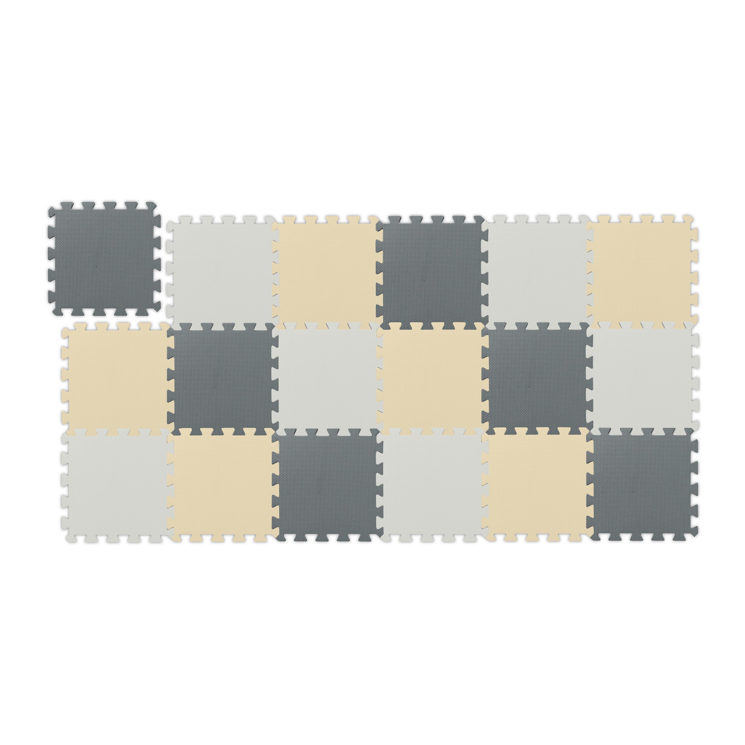 18pcs Puzzle Mat Set In - (w)30 X (l)30 Cm