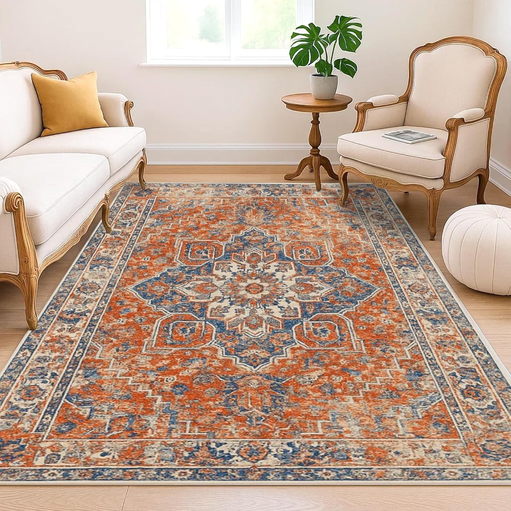 vintage carpet with anti slip backing suitable for use in living rooms bedrooms and dining rooms pet friendly carpet enriching home decor details 8