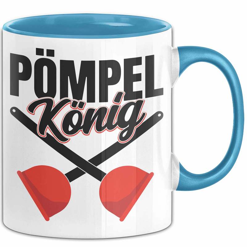 Image of Plumber Mug Gift - Pömpel King Gas Water Heating Plumber Installer