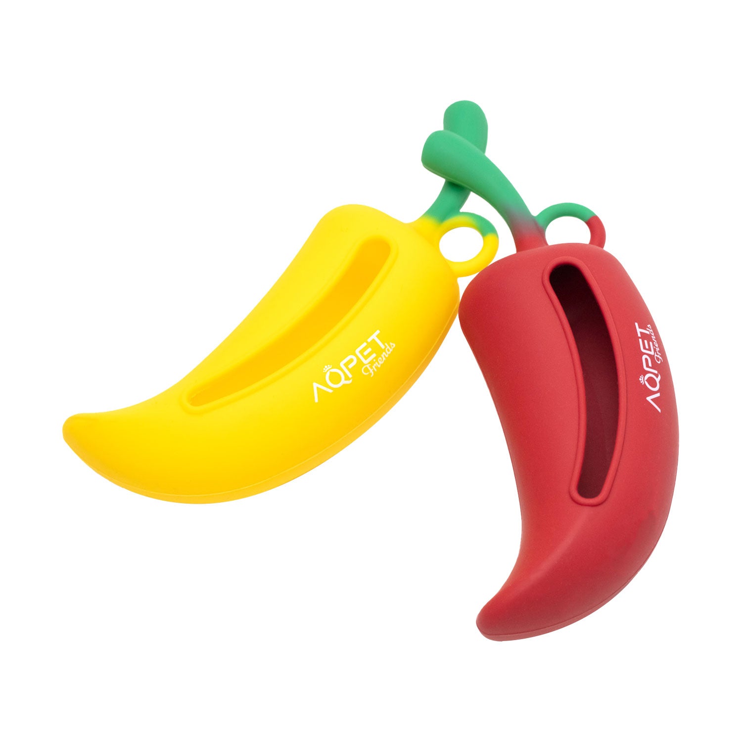 Aqpet Clean Up Spicy Chili-shaped Waste Bag Dispenser – Soft And Durable Silicone, Dog Walking Accessory