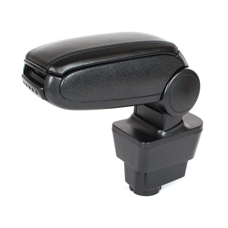 TEMU Evo 09-12 Armrest Kpl Black Ekoskóra + Mounting Set