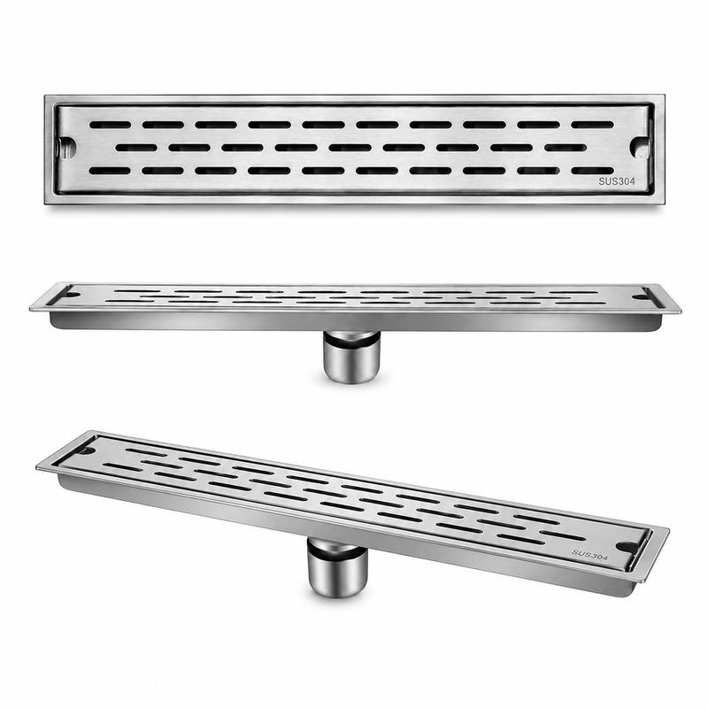 Image of Stainless Steel Shower Drain 60 Cm Floor Drain, Drainage Channel, Shower Drain For Bathroom